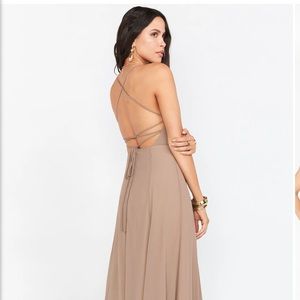 Show me your mumu Dune Chiffon Godshaw Godess Gown
